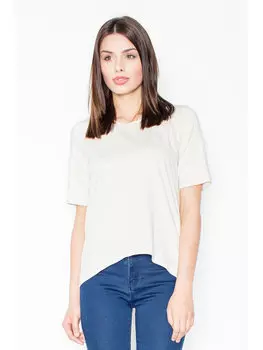 Блузка стандартного кроя Figlfigl, экрю