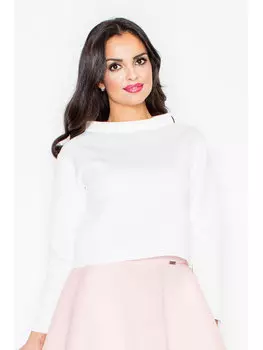 Блузка стандартного кроя Figlfigl, экрю