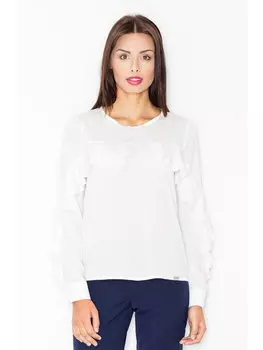 Блузка стандартного кроя Figlfigl, экрю