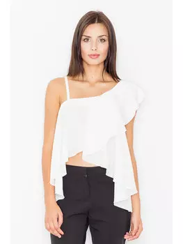 Блузка стандартного кроя Figlfigl, экрю