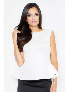 Блузка стандартного кроя Figlfigl, экрю