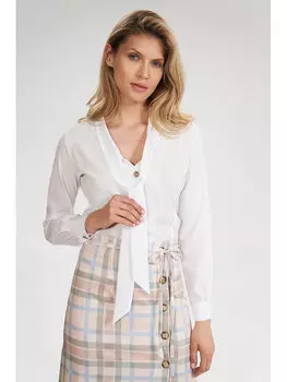 Блузка стандартного кроя Figlfigl, белый