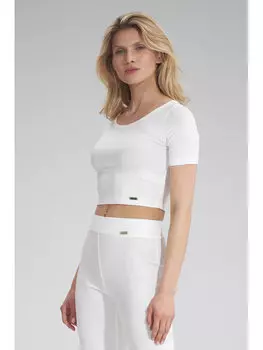 Блузка стандартного кроя Figlfigl, белый