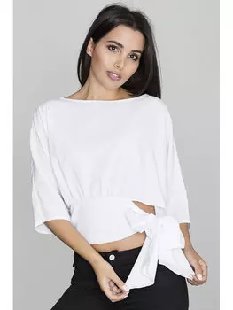 Блузка стандартного кроя Figlfigl, белый