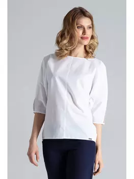 Блузка стандартного кроя Figlfigl, белый