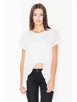 Блузка стандартного кроя Figlfigl, белый