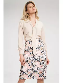 Блузка стандартного кроя Figlfigl, бежевый