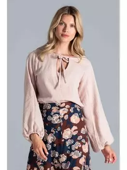 Блузка стандартного кроя Figlfigl, бежевый