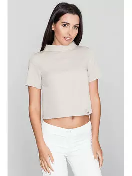 Блузка стандартного кроя Figlfigl, бежевый
