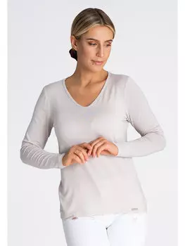 Блузка стандартного кроя Figlfigl, бежевый