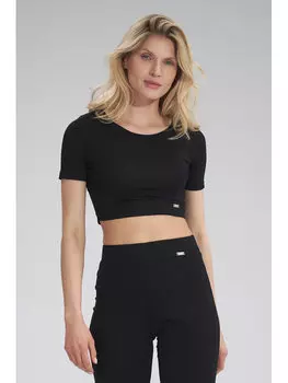 Блузка стандартного кроя Figlfigl, черный