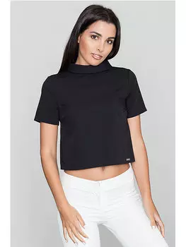 Блузка стандартного кроя Figlfigl, черный