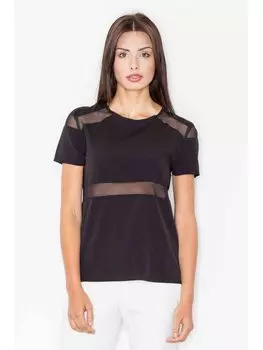 Блузка стандартного кроя Figlfigl, черный