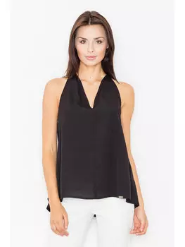 Блузка стандартного кроя Figlfigl, черный