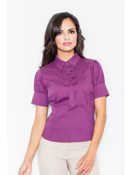 Блузка стандартного кроя Figlfigl, фиолетовый