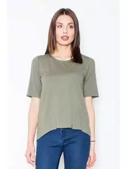 Блузка стандартного кроя Figlfigl, хаки