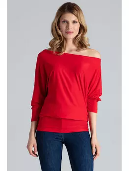 Блузка стандартного кроя Figlfigl, красный