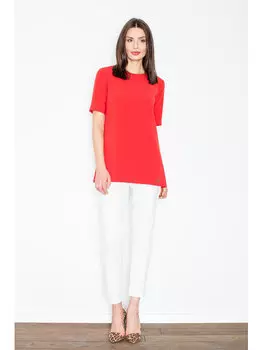 Блузка стандартного кроя Figlfigl, красный