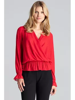 Блузка стандартного кроя Figlfigl, красный