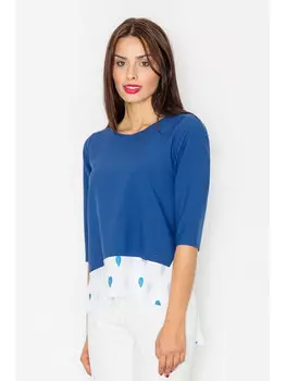 Блузка стандартного кроя Figlfigl, мультиколор