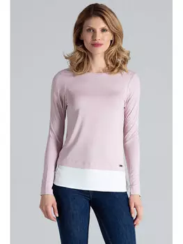 Блузка стандартного кроя Figlfigl, розовый