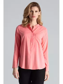 Блузка стандартного кроя Figlfigl, розовый