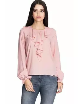 Блузка стандартного кроя Figlfigl, розовый