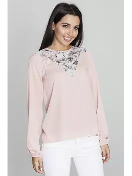 Блузка стандартного кроя Figlfigl, розовый