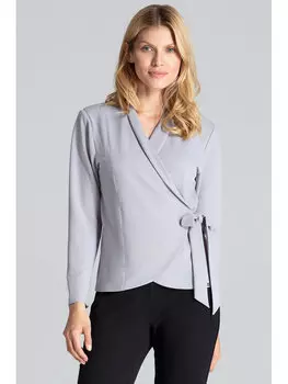 Блузка стандартного кроя Figlfigl, серый