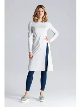 Блузка стандартного кроя Figlfigl, серый