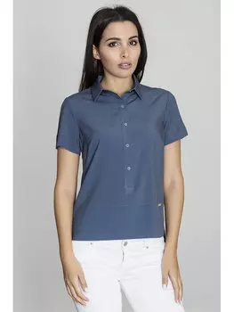 Блузка стандартного кроя Figlfigl, синий