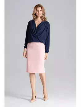 Блузка стандартного кроя Figlfigl, синий