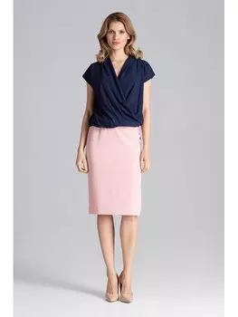 Блузка стандартного кроя Figlfigl, синий