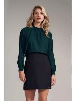 Блузка стандартного кроя Figlfigl, зеленый
