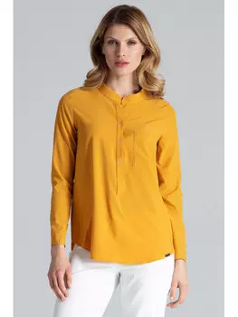 Блузка стандартного кроя Figlfigl, желтый