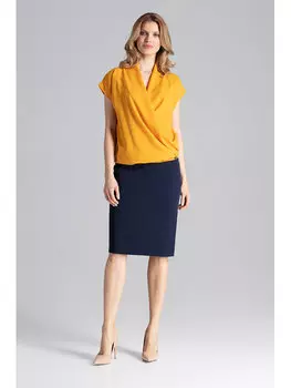 Блузка стандартного кроя Figlfigl, желтый