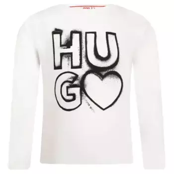 Блузка стандартного кроя Hugo, белый