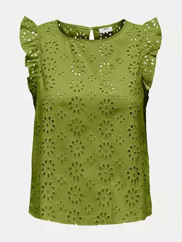 Блузка стандартного кроя Jdy, зеленый