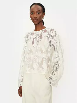 Блузка стандартного кроя Karen By Simonsen, бежевый