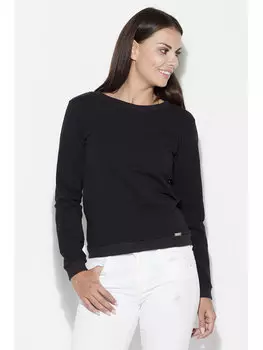 Блузка стандартного кроя Lenitif, черный