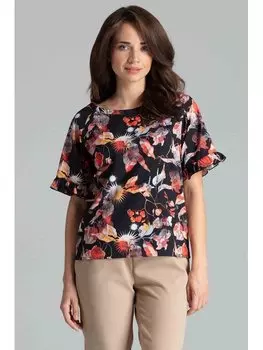 Блузка стандартного кроя Lenitif, мультиколор