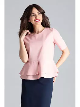 Блузка стандартного кроя Lenitif, розовый