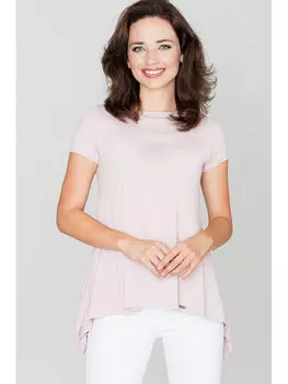 Блузка стандартного кроя Lenitif, розовый