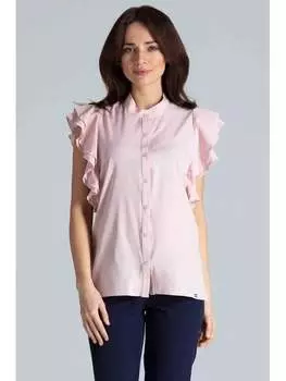 Блузка стандартного кроя Lenitif, розовый