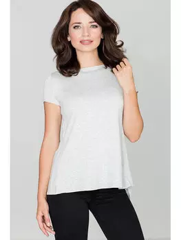 Блузка стандартного кроя Lenitif, серый