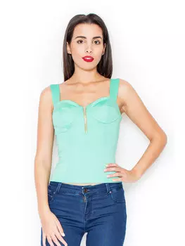 Блузка стандартного кроя Lenitif, зеленый