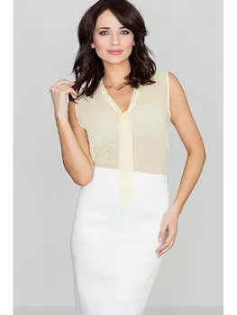 Блузка стандартного кроя Lenitif, желтый