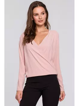 Блузка стандартного кроя Makover, розовый