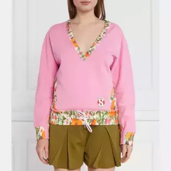 Блузка стандартного кроя Max&Co., розовый