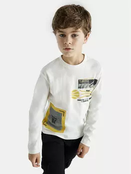 Блузка стандартного кроя Mayoral, экрю